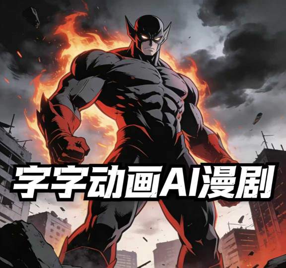 字字动画AI漫剧2026年第1期系统课程，小白看完就能学会实操的漫剧课，单人月收1-3W-润格副业网-每天分享热门副业赚钱项目