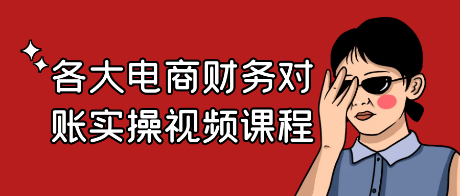 各大电商财务对账实操视频课程-润格副业网-每天分享热门副业赚钱项目