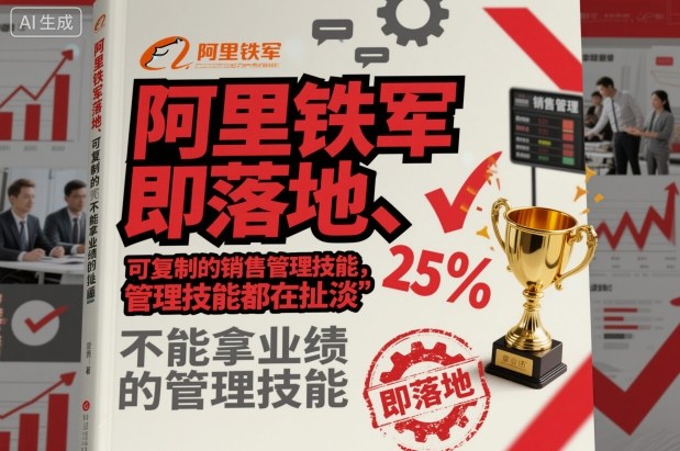 阿里铁军即落地、可复制的销售管理技能，不能拿业绩的管理技能都在扯淡-润格副业网-每天分享热门副业赚钱项目