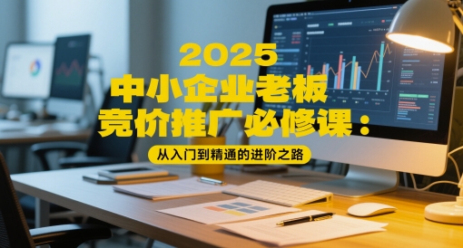 2025中小企业老板竞价推广必修课:从入门到精通的进阶之路-润格副业网-每天分享热门副业赚钱项目