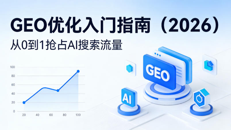 【最新】GEO优化入门指南(2026)，从0到1抢占AI搜索流量-润格副业网-每天分享热门副业赚钱项目