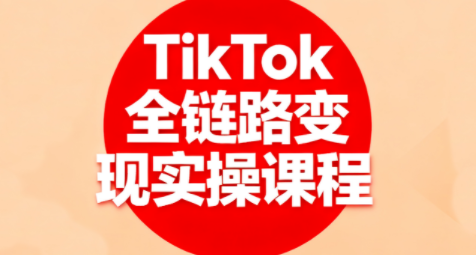 小杨老师·TikTok全链路变现实操课程-润格副业网-每天分享热门副业赚钱项目