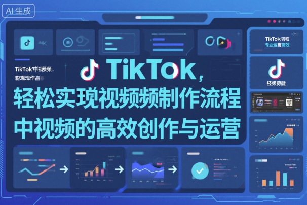 TikTok中视频制做流程，轻松实现Tk中视频的高效创作与运营-润格副业网-每天分享热门副业赚钱项目