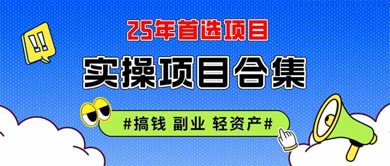 (14767期)2025实操项目合集 挂机类型 直播类型 轻资产创业类型 课程分享各项目介…-润格副业网-每天分享热门副业赚钱项目