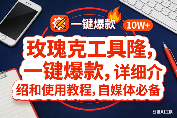 （17352期）玫瑰克隆工具，ai鲁大魔，自媒体必备神器，一键爆款神器，详细教程。-润格副业网-每天分享热门副业赚钱项目