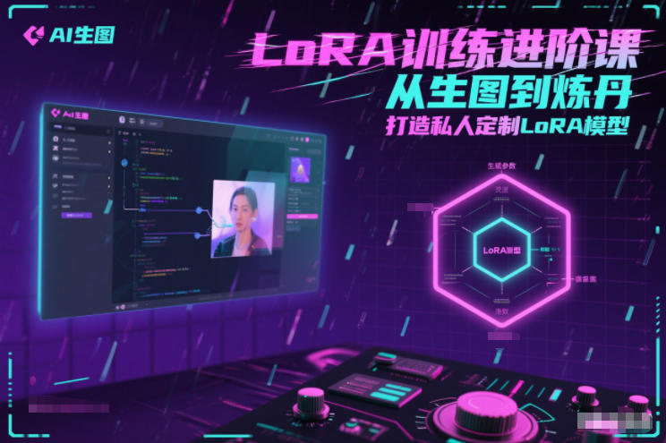 LoRA训练进阶课，从生图到炼丹，打造私人定制LoRA模型-润格副业网-每天分享热门副业赚钱项目