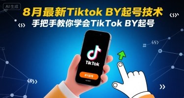 8月最新Tiktok搬运起号技术,手把手教你学会TikTok搬运起号-润格副业网-每天分享热门副业赚钱项目