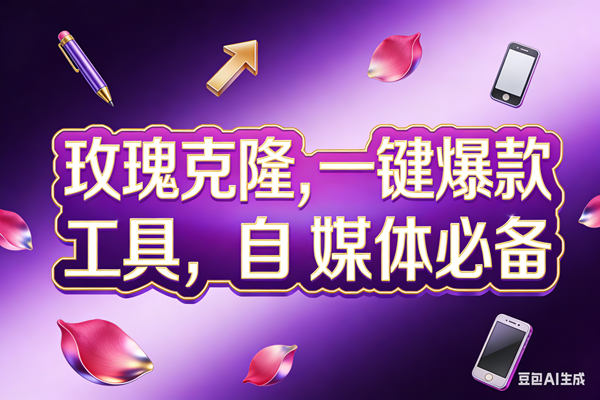 （17695期）玫瑰克隆工具，ai鲁大魔，自媒体必备神器，一键爆款，详细教程。-润格副业网-每天分享热门副业赚钱项目