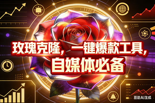 （17792期）玫瑰克隆，ai鲁大魔工具，自媒体必备神器，一键爆款，详细教程。-润格副业网-每天分享热门副业赚钱项目