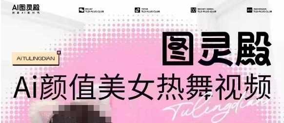 全网首发,原价988图灵殿AI颜值美女热舞视频,云端生图,轻松过原创-润格副业网-每天分享热门副业赚钱项目