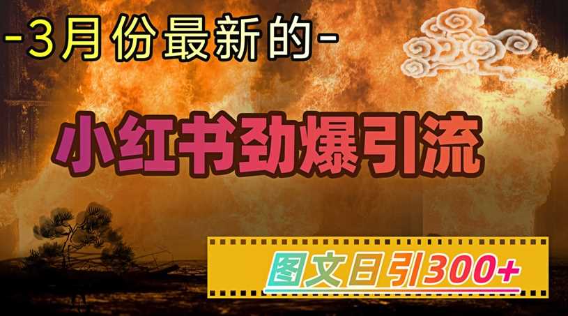 小红书超劲爆引流手段，图文日引300+轻松变现1W-润格副业网-每天分享热门副业赚钱项目