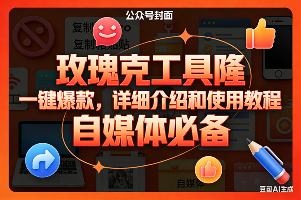 （17297期）玫瑰克隆工具，ai鲁大魔，自媒体必备神器，一键爆款神器，详细教程。-润格副业网-每天分享热门副业赚钱项目