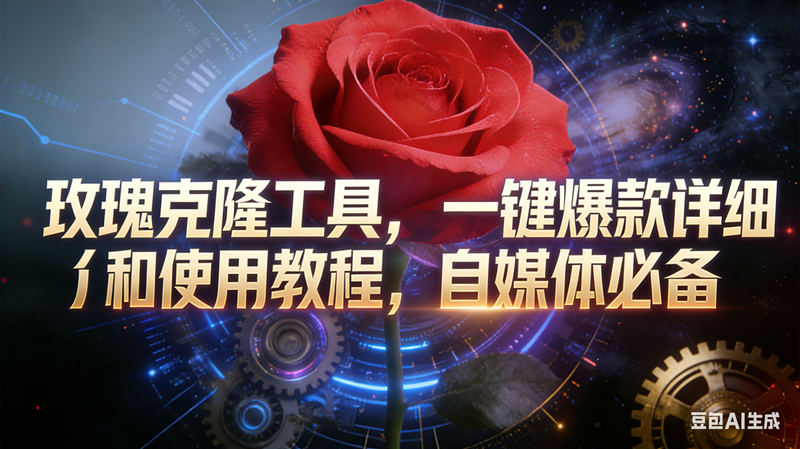 (16837期)玫瑰克隆工具,鲁大魔ai,自媒体必备神器,一键爆款,详细介绍,和使用教程-润格副业网-每天分享热门副业赚钱项目