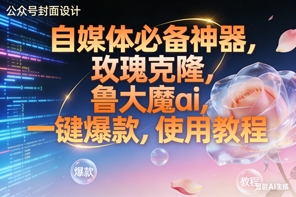 （17242期）玫瑰克隆神器，ai鲁大魔，自媒体必备工具，一键爆款神器，详细教程。-润格副业网-每天分享热门副业赚钱项目