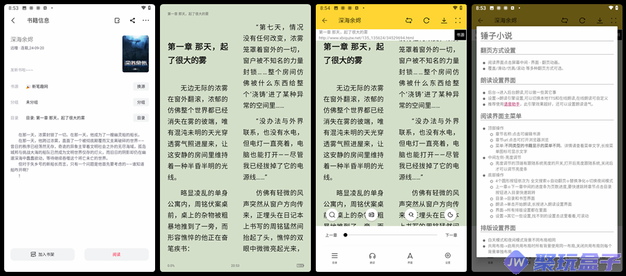 锤子小说 2.10.1|去广告版内置1100+书源小说阅读神器