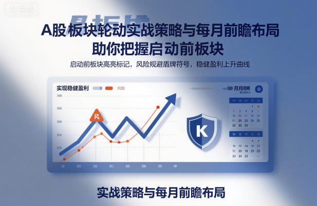 A股板块轮动实战策略与每月前瞻布局，助你把握启动前板块，规避风险，实现稳健盈利-润格副业网-每天分享热门副业赚钱项目
