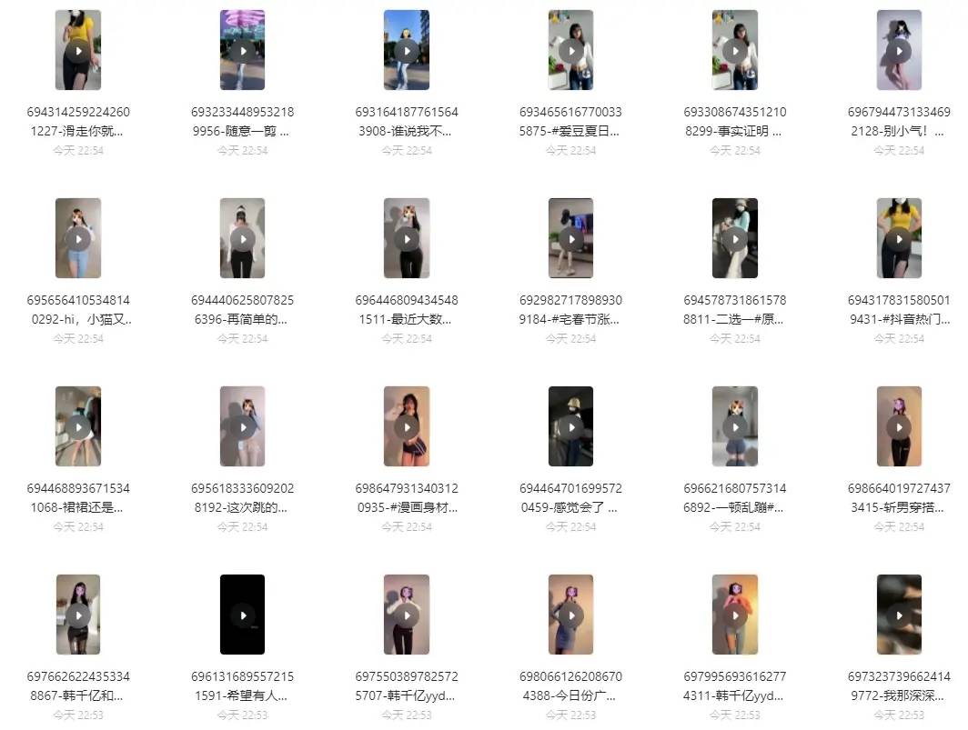 抖音小姐姐视频16000部无水印-润格副业网-每天分享热门副业赚钱项目