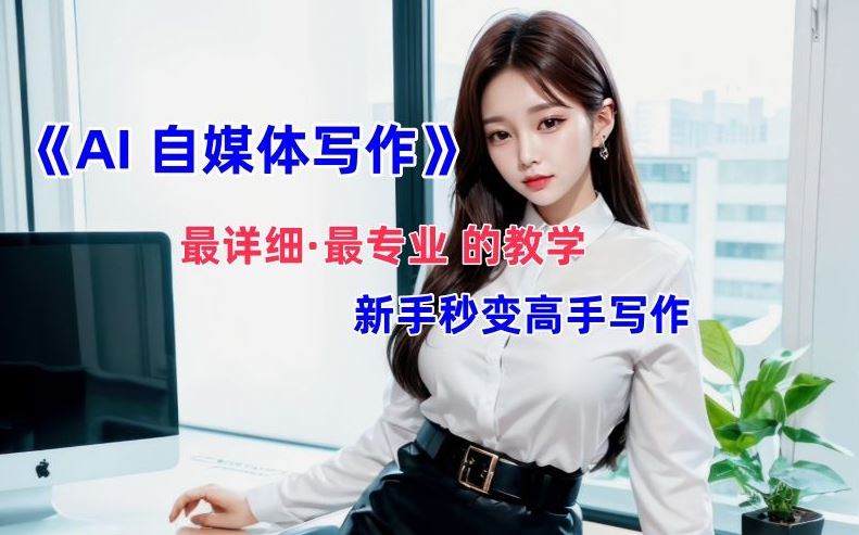 AI自媒体文章创作全网最详细教程，新手秒变写作高手，多方位发展-润格副业网-每天分享热门副业赚钱项目