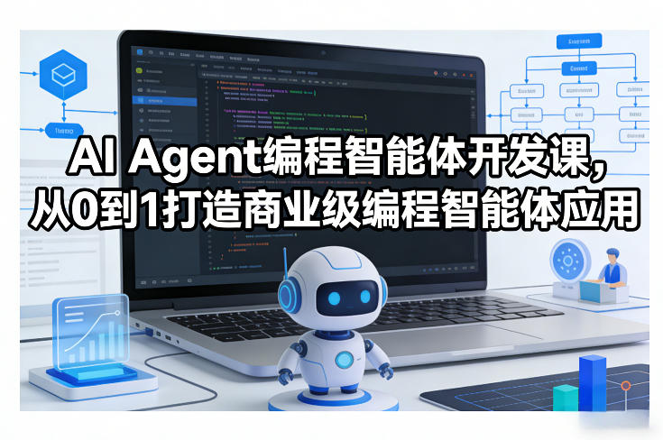 AI Agent编程智能体开发课，从0到1打造商业级编程智能体应用-润格副业网-每天分享热门副业赚钱项目