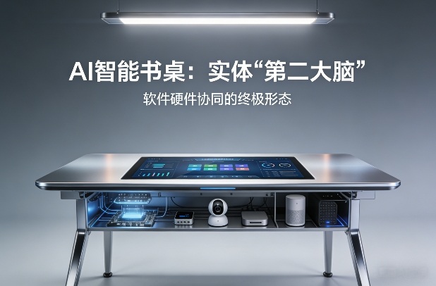 AI智能书桌搭建，构建你的实体“第二大脑”，软件硬件协同的终极形态-润格副业网-每天分享热门副业赚钱项目